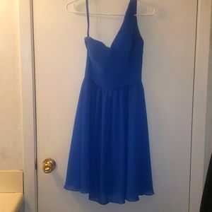 One shoulder party dress